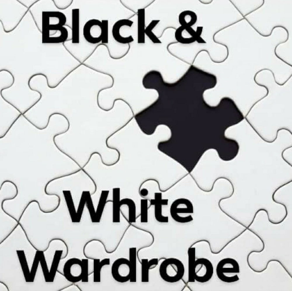 🏁 Black & White Wardrobe